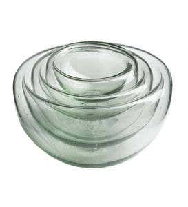 Stacking Glass Bowls, Set of 3