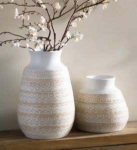 Gold Touch Ceramic Vase Collection