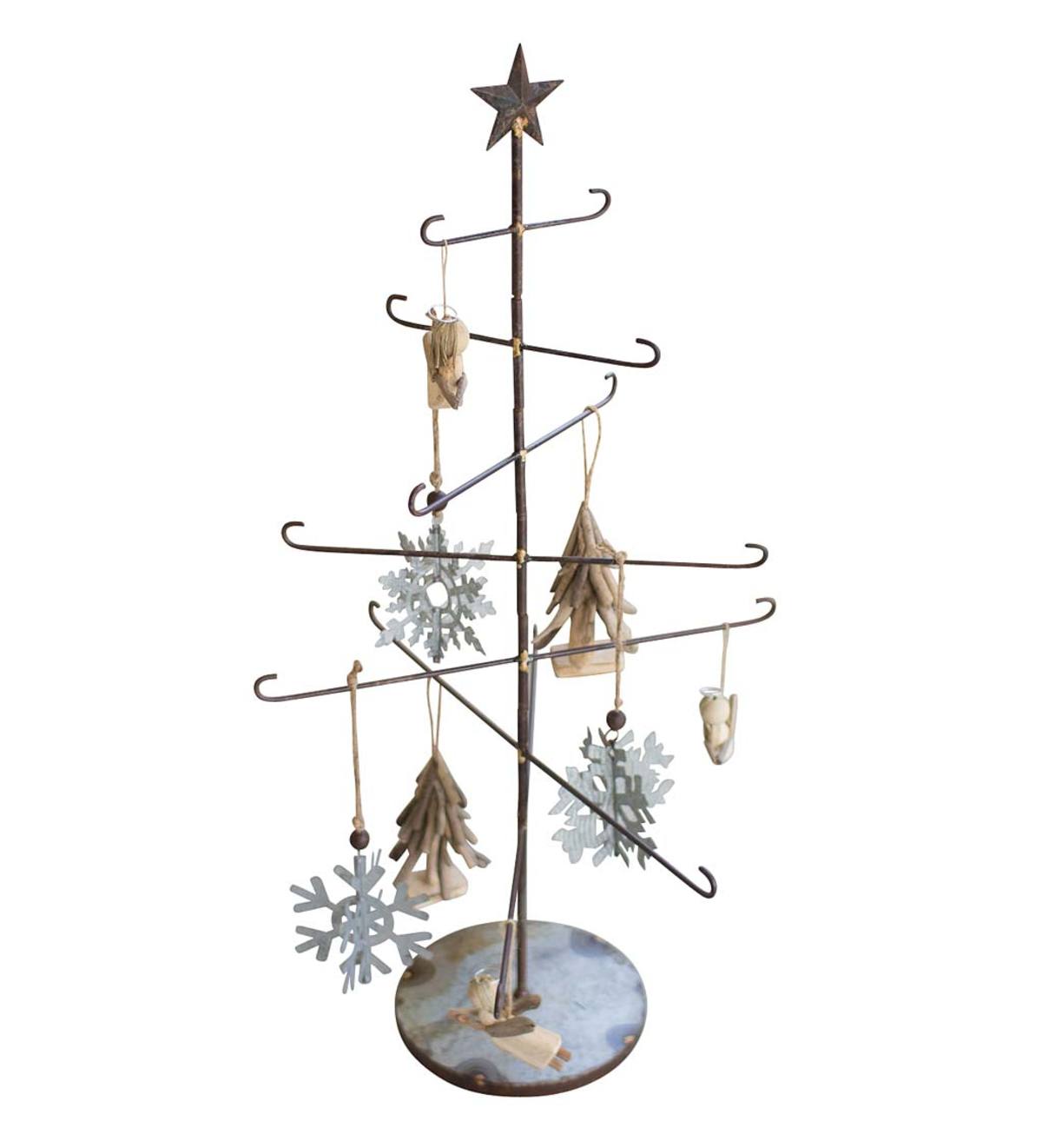 Metal Ornament Display Tree