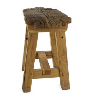 Portico Salvaged Wood Accent Stool