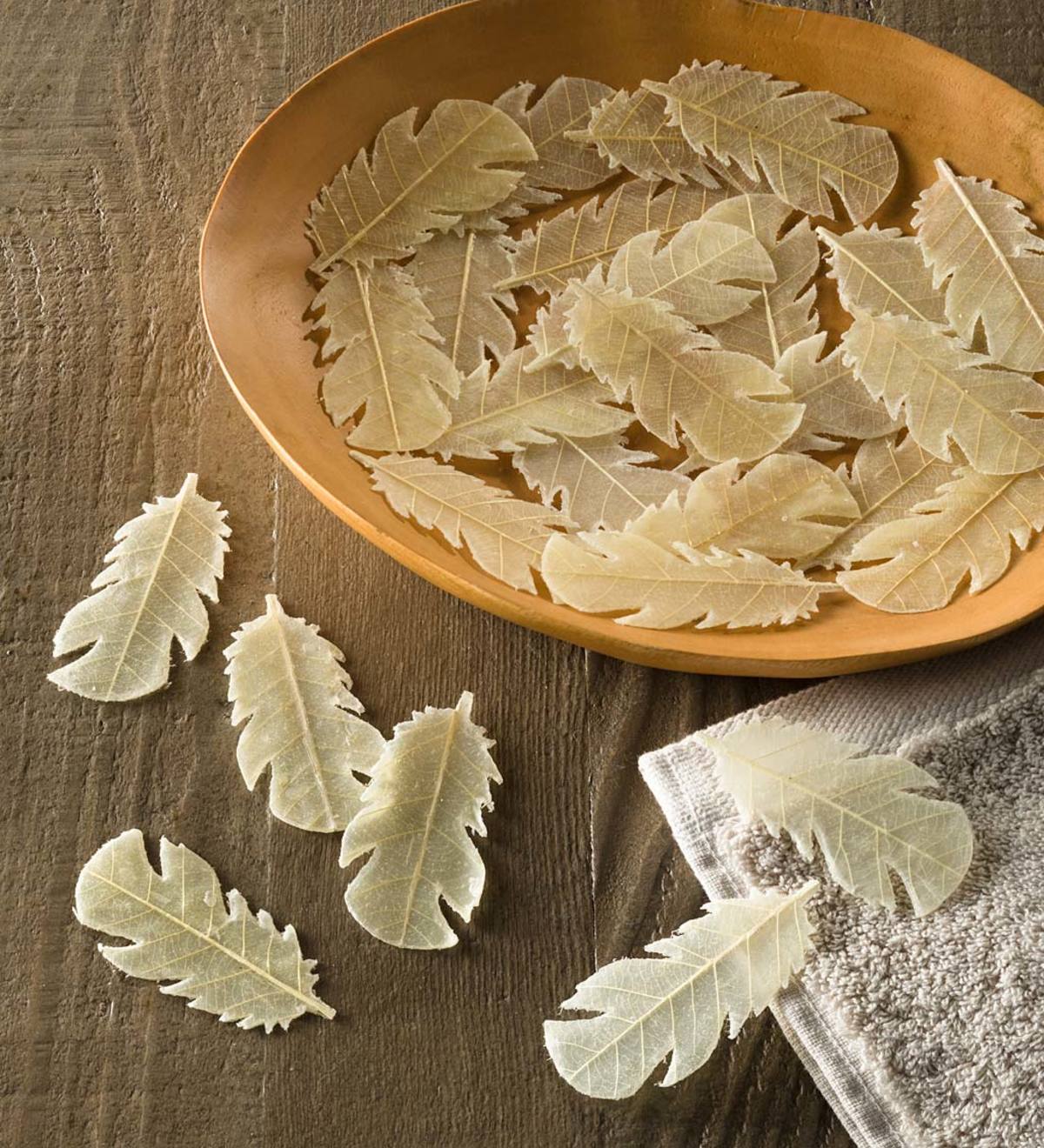 Feather Soap Leaves