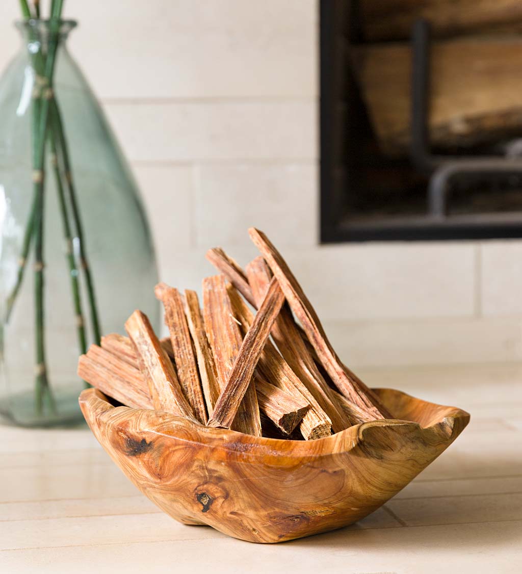 Medium Root Bowl with Fatwood 5lb.Bundle