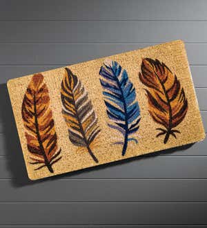 Feather Natural Coir Doormat
