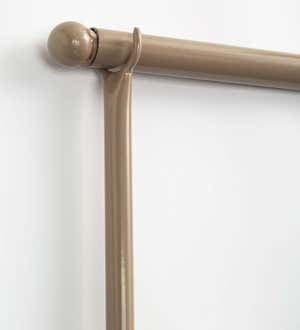 Over the Table Adjustable Decorating Rod - Taupe