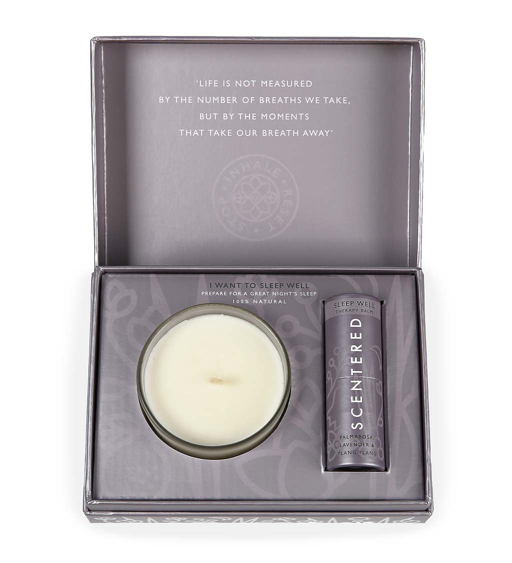 Aromatherapy Balm and Candle Gift Set swatch image