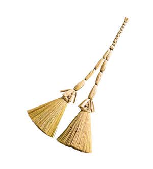 Split Twin Natural Grass Counter Hand-Brooms