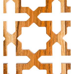 Acacia Wood Laser Cutout Wall Panel