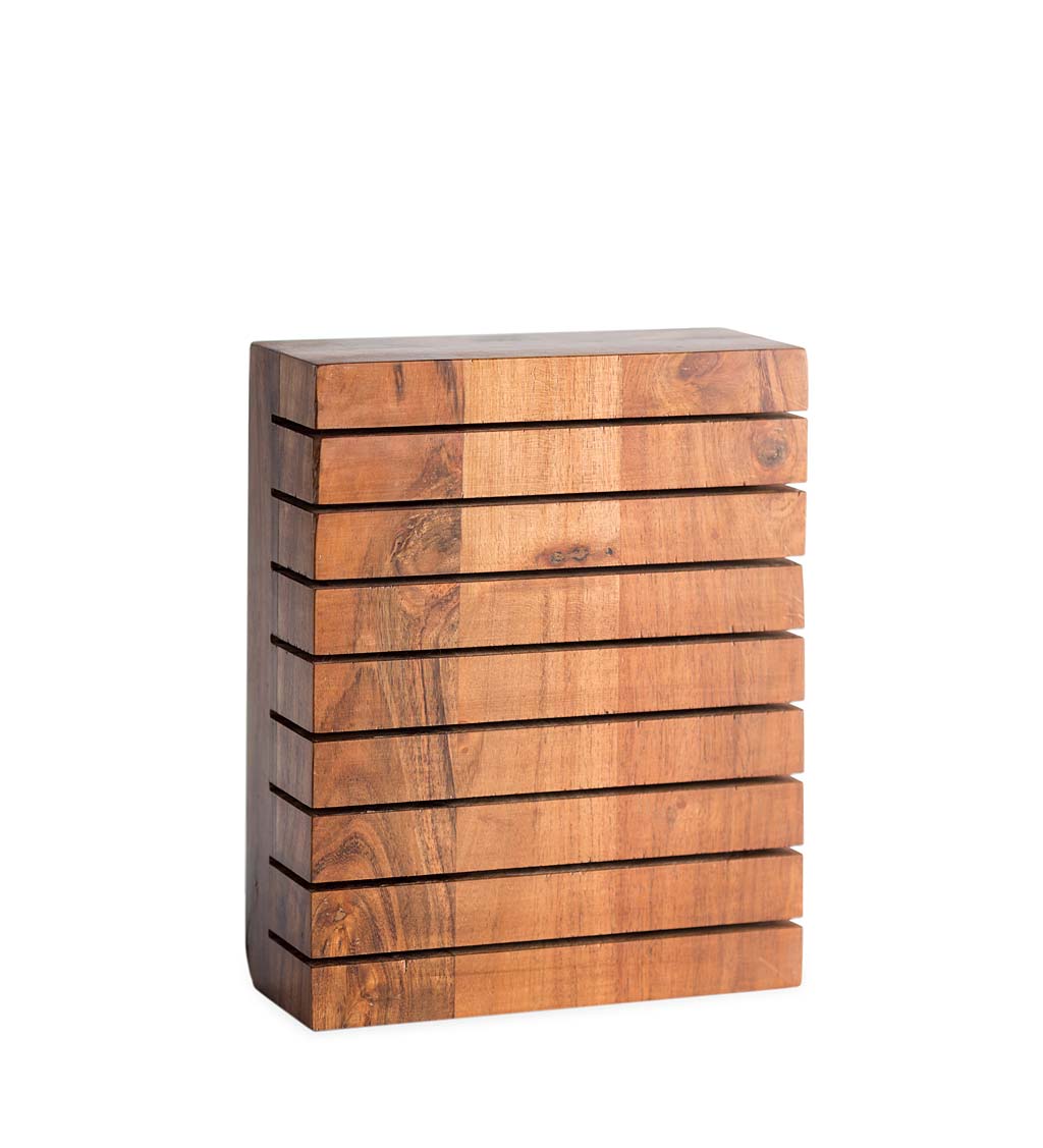 20 slot wood universal knife block