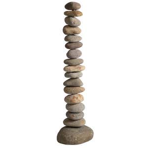 Giant Stone Cairn 36" Tower Sculpture