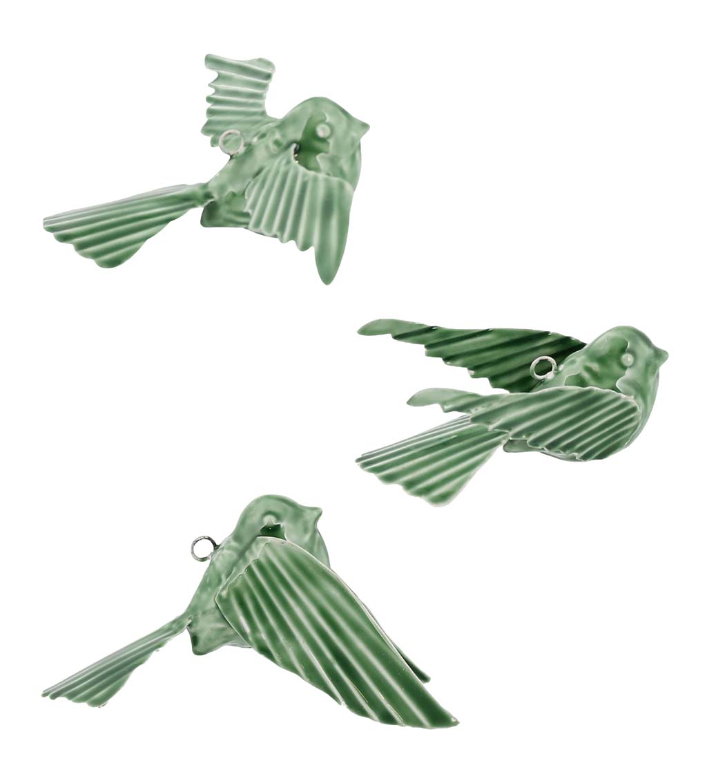 Tilda Ceramic Hanging Birds, Set of 3 swatch image