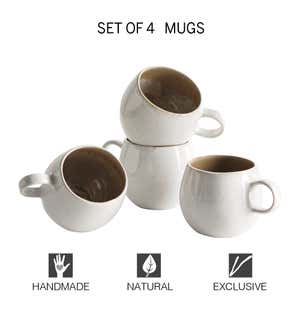 Nublado Stoneware Mugs, Set of 4
