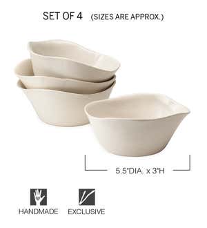 Golwe Ceramic Soup Bowls, Set of 4