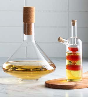 Glass Oil and Vinegar Cruet