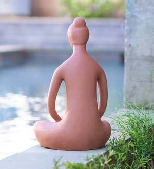 Terracotta Zen Goddess Indoor/ Outdoor Statue