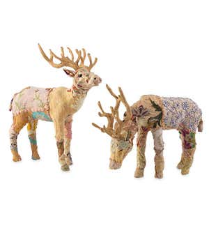 Upcycled Kantha Deer Stag Collection