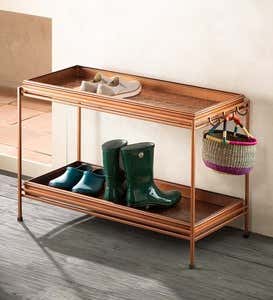 Double Boot Tray with Stand