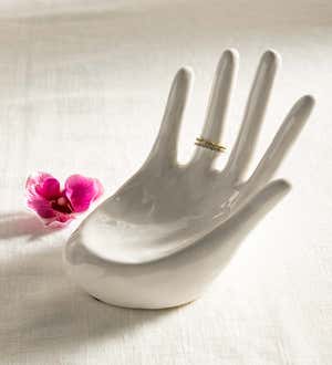 Ceramic Hand Jewelry Dish