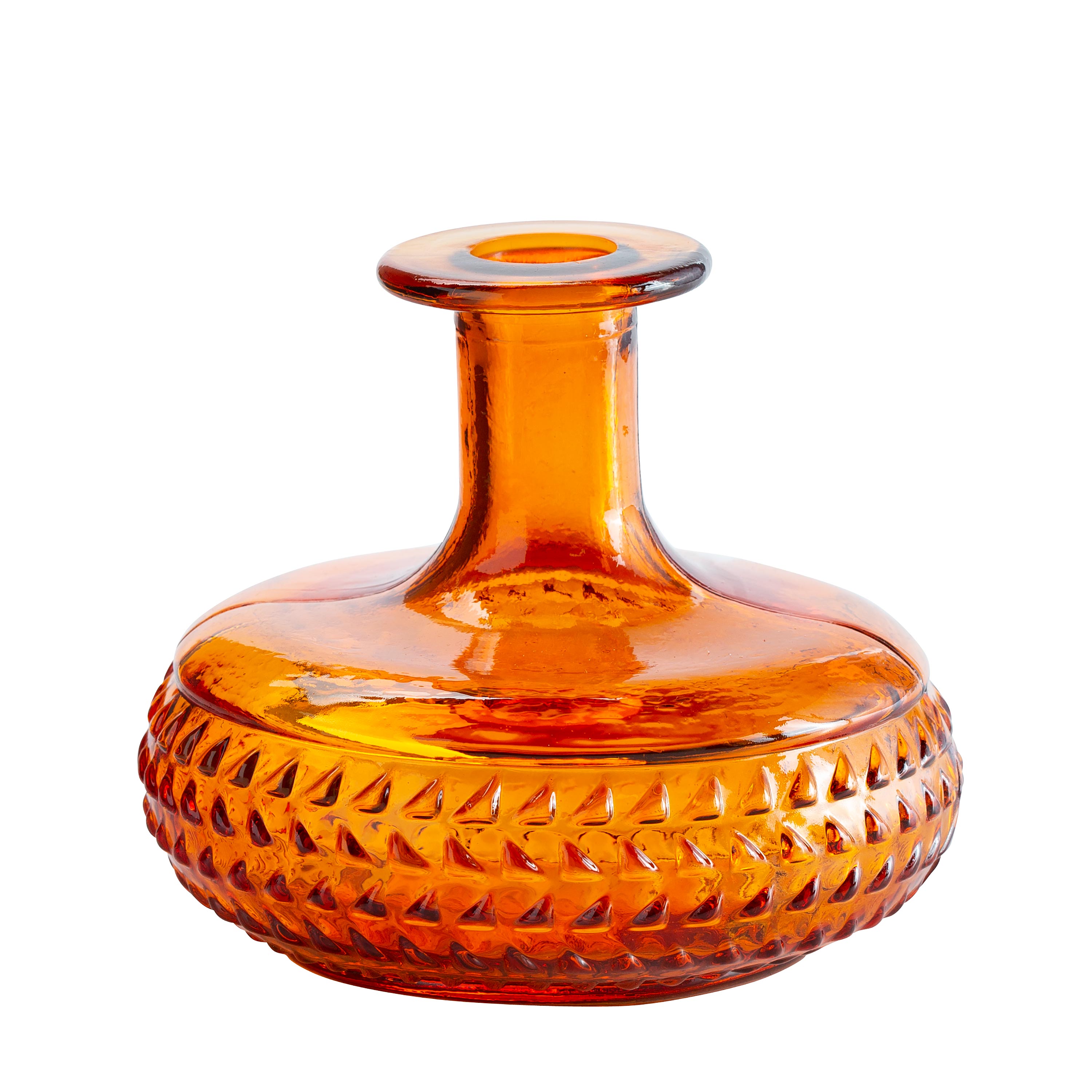 Diamond Recycled Glass Bud Vase swatch image