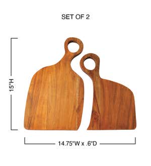 Nested Love Wood Cutting Board Collection