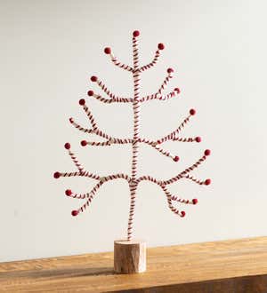 Wool Wrapped Wire Tree Collection