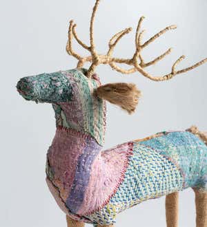 Jute and Kantha Fabric Deer Collection