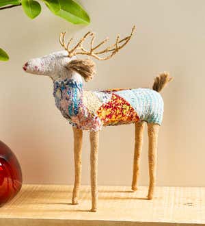 Jute and Kantha Fabric Deer Collection