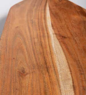 Organic Shape Acacia Wood Serving Board, Medium
