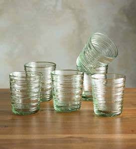 Woodland Recycled Tumbler Glass - Set of 6