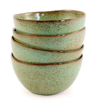 Farmstead Stoneware Cereal/Soup Bowls, Set of 4