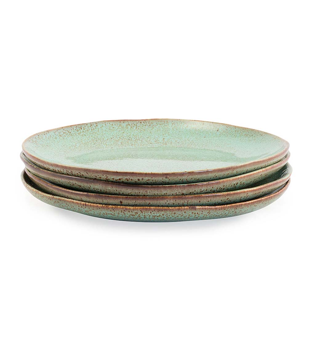 Farmstead 11" Stoneware Dinner Plates, Set of 4 - Mint