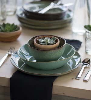 Farmstead Stoneware Pasta Bowls, Set of 4 - Terracotta