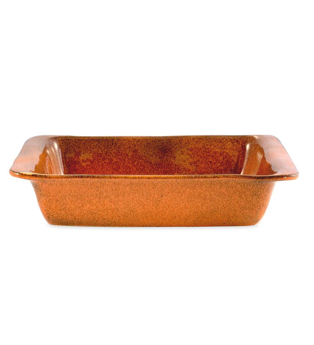 Farmstead Rectangular Stoneware Baker - Terracotta