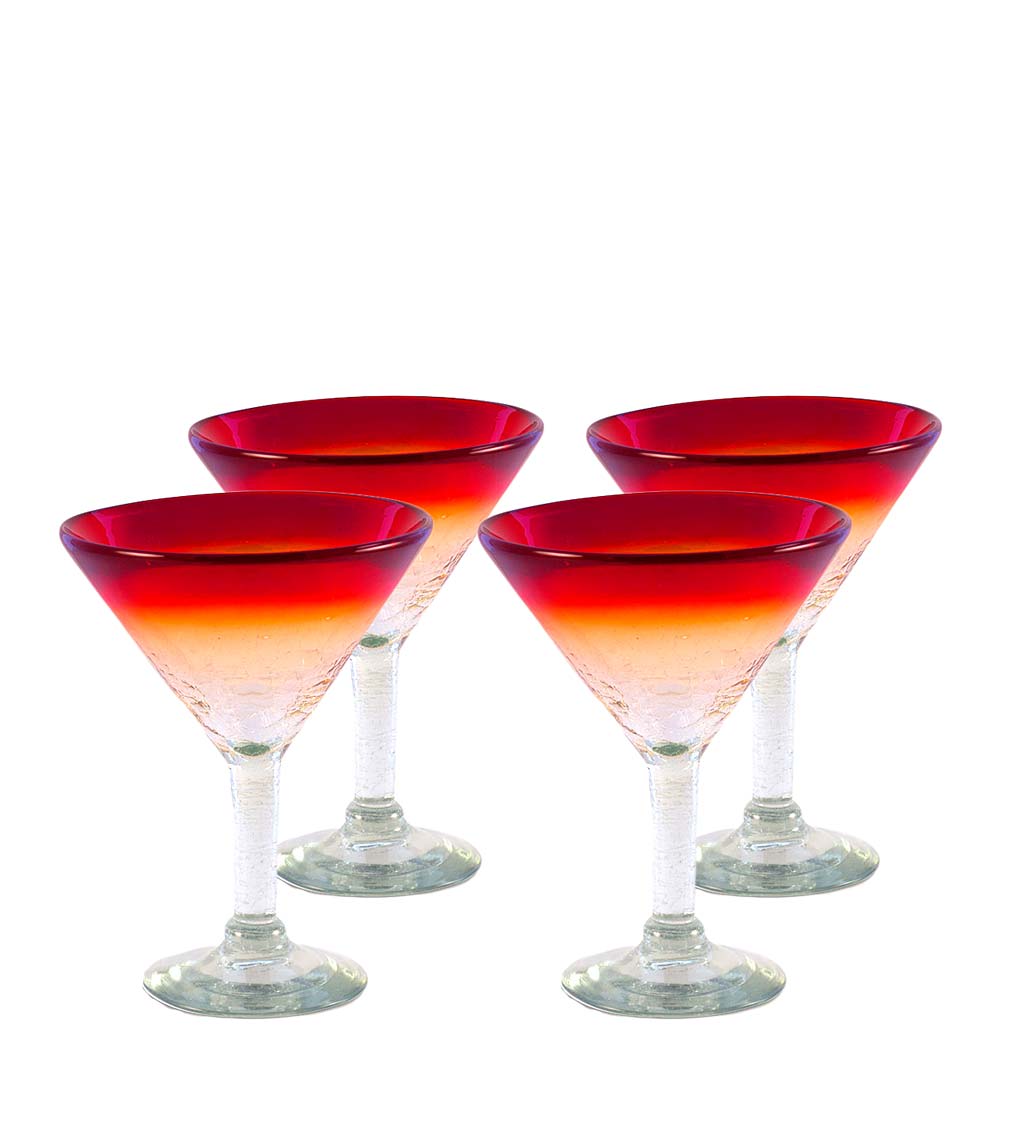 Maya Recycled Martini Glass, Set of 4