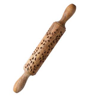 Nature Etched Recycled Wood Rolling Pins