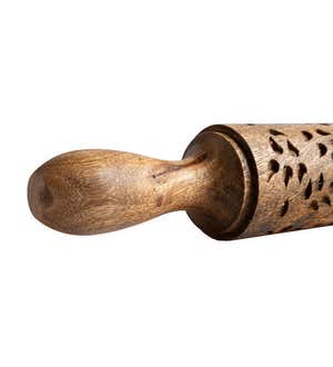 Nature Etched Recycled Wood Rolling Pins