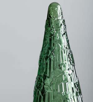 Recycled Glass Holiday Tree, Small
