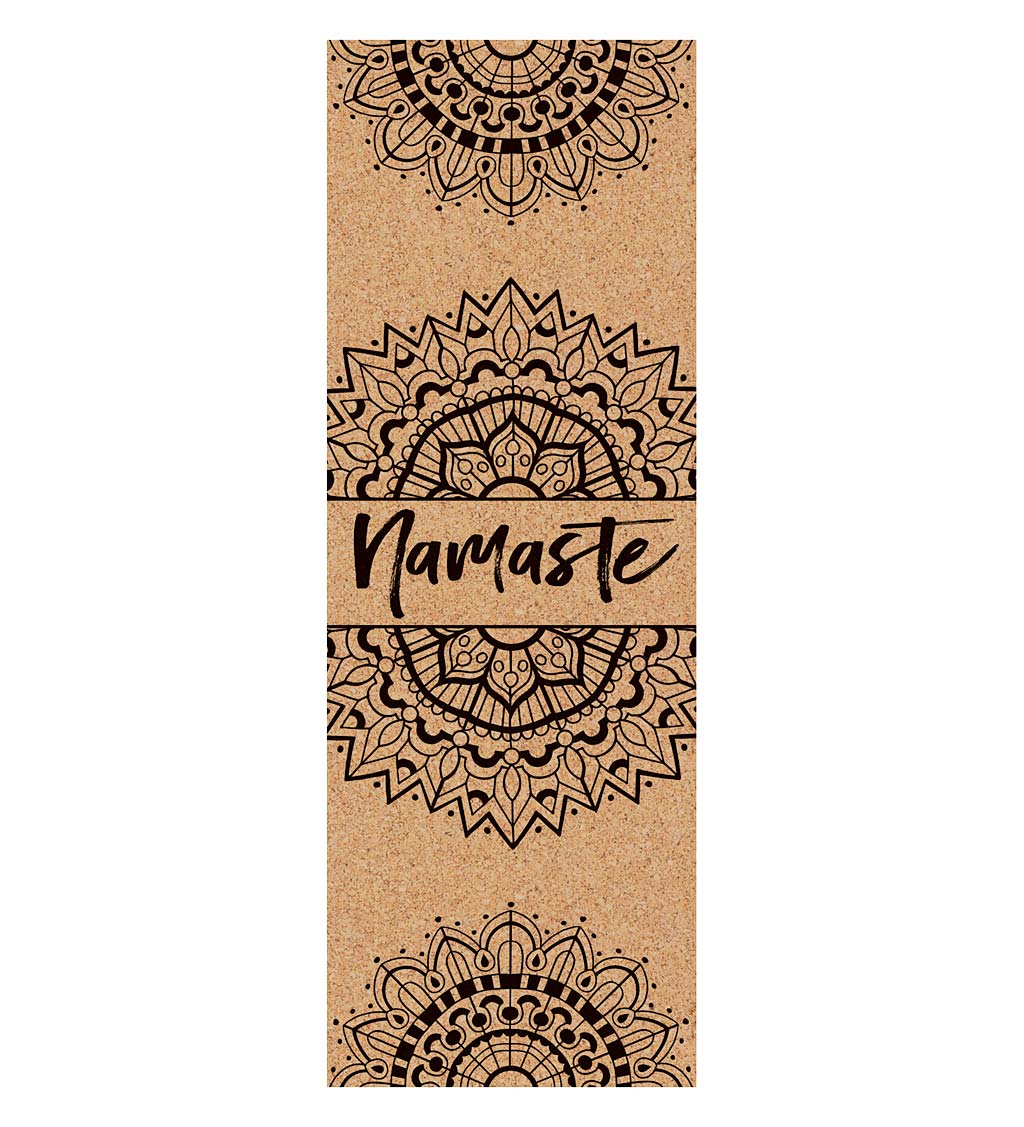 Antimicrobial Cork Yoga Mat, 4mm swatch image