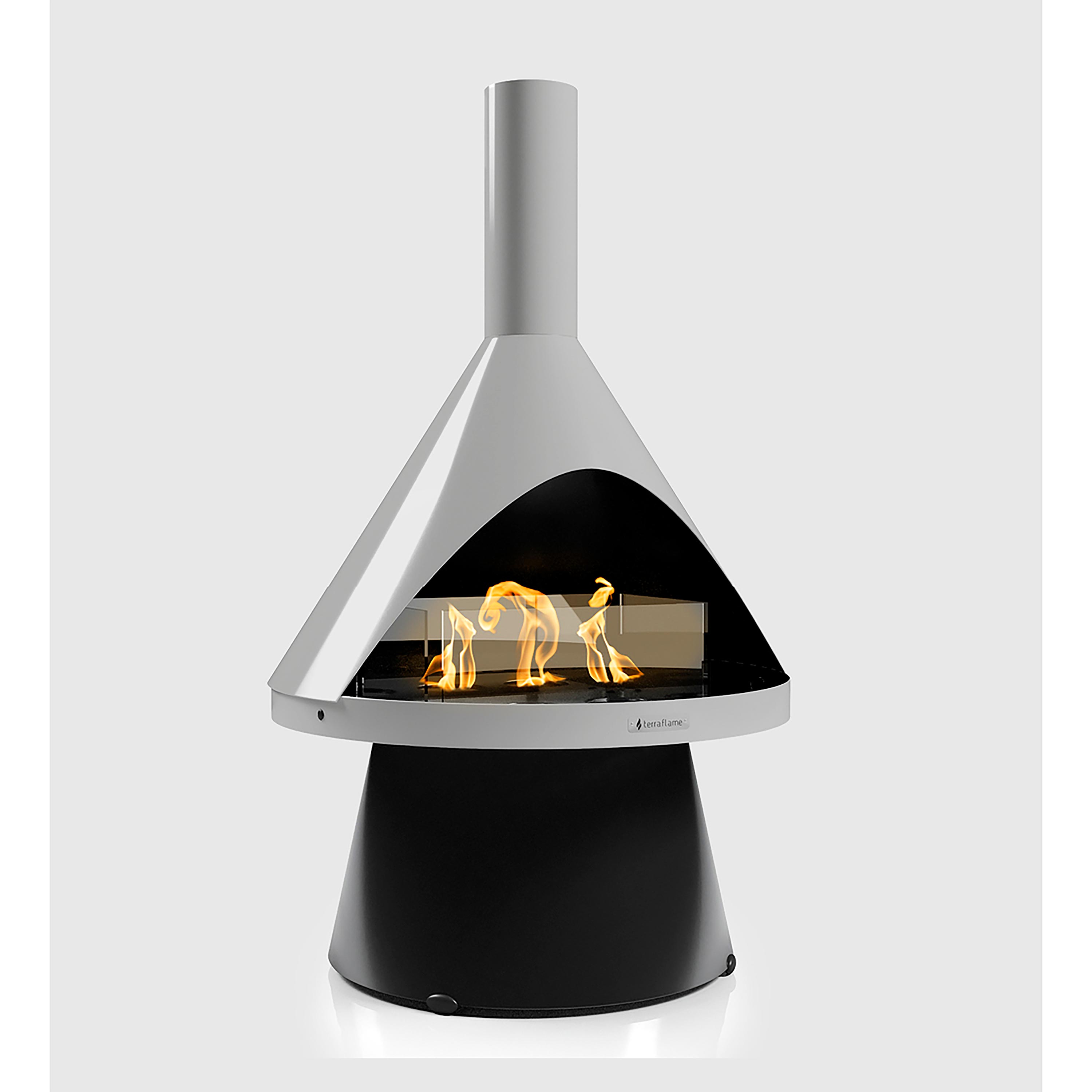 Indoor/ Outdoor Mid-Mod Gel Fuel Fireplace swatch image