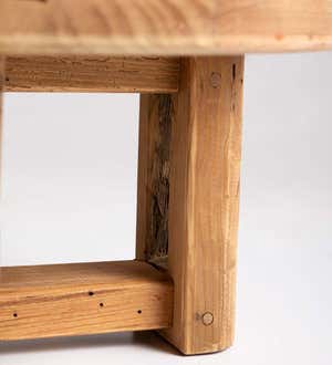 Rustic Reclaimed Pine Wood Coffee Table