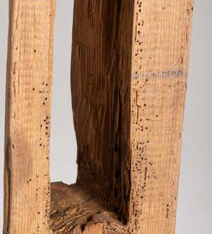 Rustic Reclaimed Pine Wood Sofa Table