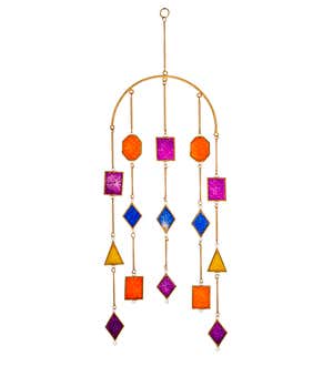 Colored Glass Wind Chime