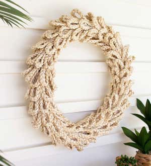 Woven Seagrass Rope Wreath