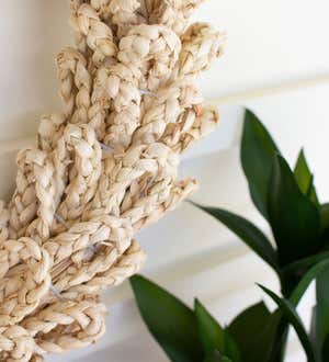 Woven Seagrass Rope Wreath