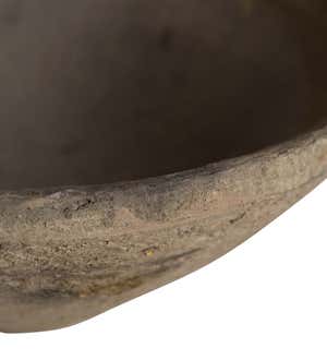 Terracotta Shallow Bowl, Large