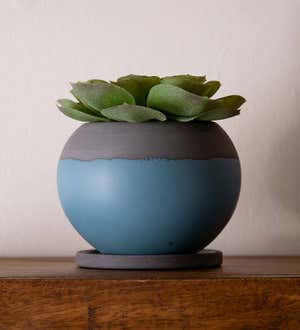 Bold Blue Nanda Pot Collection