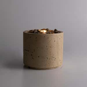 Mod Cylinder LED Lighted Tabletop Fountain