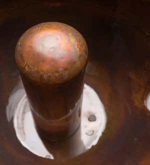 Copper Finish Hose Pot