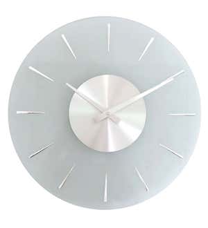 3D Glass Wall Clock