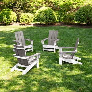Aria Adirondack Chair Natural Collection, Set of 4