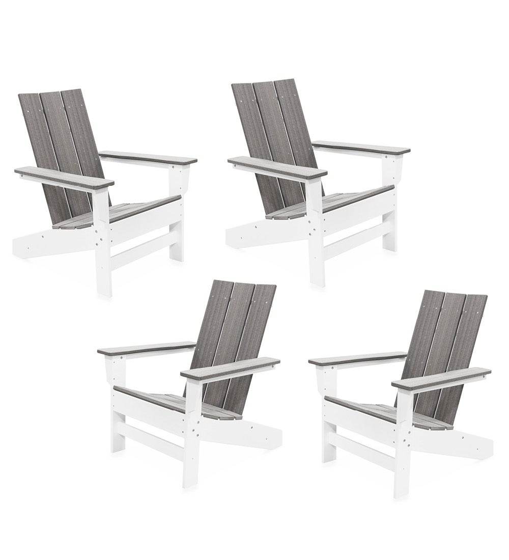 Aria Adirondack Chair Natural Collection, Set of 4 swatch image